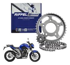 Kit Relação Transmissão Fazer 250 2006 A 2016 Riffel Kit Relação Transmissão Fazer 250 2006 A 2016 Riffel