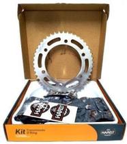 Kit relação transmissão fazer 250 ys250 com retentor até 2017 novo hardt - 0231 Kit relação transmissão fazer 250 ys250 com retentor até 2017 novo hardt - 0231