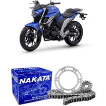 Kit Relação Transmissão FZ25 250 Fazer 18 a 24 Sem Retentor Kit Relação Transmissão FZ25 250 Fazer 18 a 24 Sem Retentor