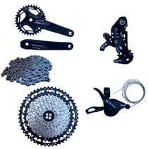 Kit Relação Transmissão Gts 12v K7 Pedivela Removivel S/Cubo