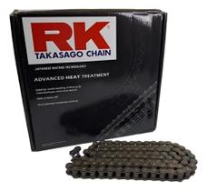 kit Relação Transmissão Honda Biz125 2006 À 2019 Rk Cinza
