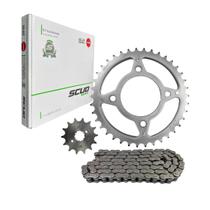Kit Relação Transmissão Honda Cb 300F Twister 2023 2024 2025 Aço 1045 Com Retentor