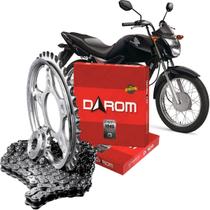 Kit Relação Transmissão Honda CG 125 2016 a 2018 - Darom (428HX118LX43TX14T) Kit Relação Transmissão Honda CG 125 2016 a 2018 - Darom (428HX118LX43TX14T)