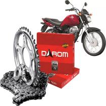 Kit Relação Transmissão Honda CG 150 04-15 Fan Titan Start - Darom - (428HX118LX43TX16T)