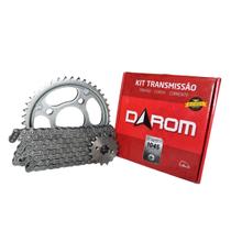 Kit Relação Transmissão Honda CG 150 2004 a 2015 Fan Titan Start Darom (428h-118l-43t-16t)