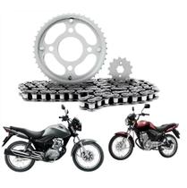 Kit Relação Transmissão honda Fan Titan 150 2004 - 2015 sem retentor Kit Relação Transmissão honda Fan Titan 150 2004 - 2015 sem retentor