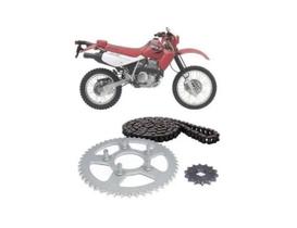 Kit Relação Transmissão Honda Xrl 125 1997 À 2003 Aço 1045