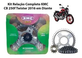 Kit Relação Transmissão Kmc Cb 250f Nova Twister Com Retentor