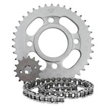 Kit Relação Transmissão Moto Dafra Zig 50 2014 Á 2016 Kit Relação Transmissão Moto Dafra Zig 50 2014 Á 2016