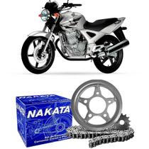 Kit Relação Transmissão Moto Honda Cbx 250 Twister 2001 a 2008 Nakata Kit Relação Transmissão Moto Honda Cbx 250 Twister 2001 a 2008 Nakata