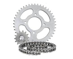 Kit Relação Transmissão Moto Sundown Web 100 2013 até 2015 Kit Relação Transmissão Moto Sundown Web 100 2013 até 2015
