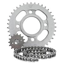 Kit Relação Transmissão Moto Traxx Star 50 Moby 50 E Sky 50 Kit Relação Transmissão Moto Traxx Star 50 Moby 50 E Sky 50