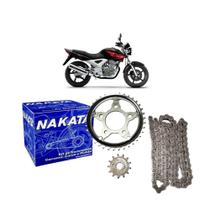 Kit Relação Transmissão Nakata Honda CBX 250 Twister 2001-08 Kit Relação Transmissão Nakata Honda CBX 250 Twister 2001-08