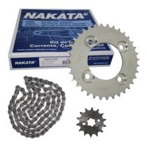 Kit Relação Transmissão Nakata Honda Pop 100 2007-2012 Kit Relação Transmissão Nakata Honda Pop 100 2007-2012