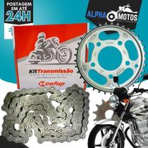 Kit Relação Transmissão Orignal Cofap Cbx 250 Twister - Completa Corora Pinhão Corrente