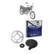 Kit Relação Transmissão Riffel CG 125 Fan Cargo 2014-2017 Kit Relação Transmissão Riffel CG 125 Fan Cargo 2014-2017