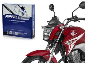 Kit Relação Transmissão Riffel Cg Titan Fan Cargo Start 150 Mix Es Esd Es Ks De 2004 Ate 2015