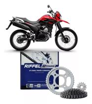 Kit Relação Transmissão Riffel Xtz 250 Lander 2006 Á 2008