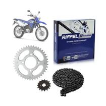 Kit Relação Transmissão Riffel Yamaha XTZ 125 2003 até 2006