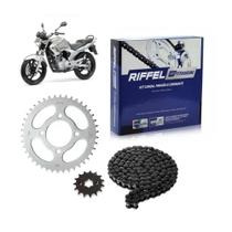 Kit Relação Transmissão Riffel Yamaha YS 250 Fazer 2006-2017