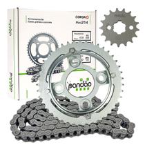 Kit Relação Transmissão Titan 160 Fan 160 Start 160 Aço 1045