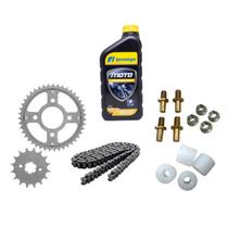 Kit Relação Transmissão Titan Fan 2000/08 + Bucha Da Coroa Kit Relação Transmissão Titan Fan 2000/08 + Bucha Da Coroa