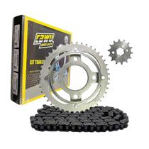 Kit Relação Transmissão Titan125 Fan125 2000 A 2008 Aco 1045 Kit Relação Transmissão Titan125 Fan125 2000 A 2008 Aco 1045