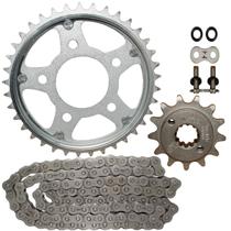 Kit relação transmissão tração CB300 CB300R 2009 a 2015 com retentor Kit relação transmissão tração CB300 CB300R 2009 a 2015 com retentor