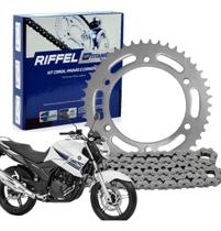 Kit Relação Transmissão Tração Fazer 250 2018 2024 2025 Riffel