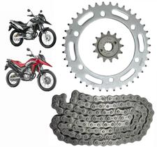 Kit Relação Transmissão Tração Honda Xre 300 Todos Anos e Modelos