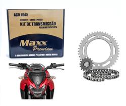 Kit Relação Transmissão Tração Maxx 1045 Ys Nova Fazer 250 Ano 2018 2019 2020 2021 2022