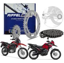 Kit Relação Transmissão Tração Nxr Bros 160 Es Esd Esdd Xre 190 Riffel