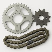 Kit Relação Transmissão Tração Suzuki Gsr 150 Todos Anos e modelos