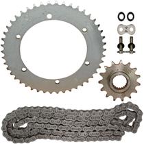 Kit relação transmissão tração XTZ250 Lander 2007 a 2008 com retentor