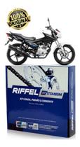 Kit Relação Transmissão Tração Yamaha Fazer 150 2016 ate 2022 Original Riffel