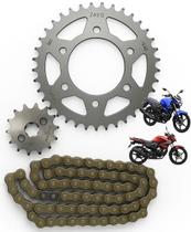 Kit Relação Transmissão Tração Yamaha Fazer 150 Factor 150 Todos Anos e modelos Kit Relação Transmissão Tração Yamaha Fazer 150 Factor 150 Todos Anos e modelos