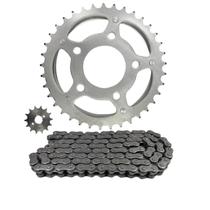 Kit Relação Transmissão Xr 200 Nx 200 Aço 1045 Sem Retentor