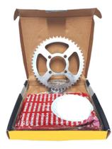Kit relação transmissão xtz 125 k xe xtz125 aço 1045 novo 0244 Kit relação transmissão xtz 125 k xe xtz125 aço 1045 novo 0244
