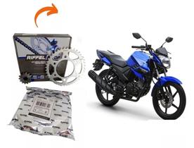 Kit Relação Transmissão Yamaha Fazer 150 Com Retentor Riffel