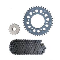 Kit Relação Transmissão YBR Factor 125 2003 à 2015- Vaz Kit Relação Transmissão YBR Factor 125 2003 à 2015- Vaz