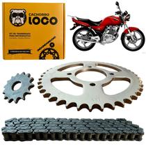 Kit Relação Transmissão Yes 125 2005 a 2014 Intruder 125 2001 a 2017 Cachorro Loco