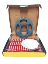 Kit relação transmissão yes 125 intruder 125 125 aço 1045 - 0155 Kit relação transmissão yes 125 intruder 125 125 aço 1045 - 0155