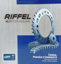 Kit relação transmissão yes 125 intruder 125 riffel 0447