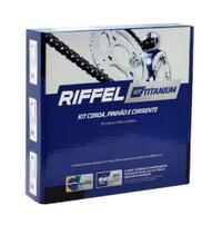 KIT relação transmissão YS 250 FAZER 2018 - 2023 fz 250 2018 - 2021 / L. 46 x 15 428h36L - riffel