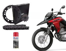 Kit Relação Vaz Xre 300 + 01 Óleo Spray Mobil Lub Extreme Black Ano 2009 Até 2022 - VAZ + MOBIL