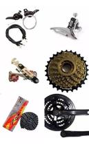 Kit Relação Wg 21 Marchas Bicicleta Completo Catraca 7v Bike Kit Relação Wg 21 Marchas Bicicleta Completo Catraca 7v Bike