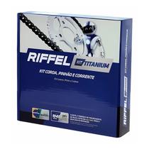 Kit Relação Xtz250 Lander Tenere 250 Aço 1045 428 Riffel