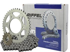 Kit Relação Yamaha Factor 125 2017/2020 Riffel Titanium