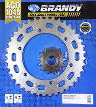 Kit Relação Yamaha XTZ 250 Lander 2009 Em Diante / XTZ 250 Tenere Brandy - Sem Corrente