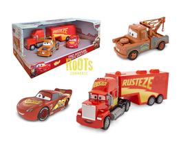 Kit Relâmpago McQueen Carrinhos e Caminhão em Miniaturas Colecionáveis Carros Trio Aventura Kit Relâmpago McQueen Carrinhos e Caminhão em Miniaturas Colecionáveis Carros Trio Aventura